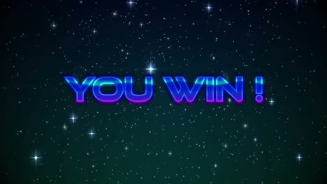 Digitale-Animation-Von-„Sie-Gewinnen“-Text-über-Leuchtenden-Sternen-Vor-Blauem-Hintergrund