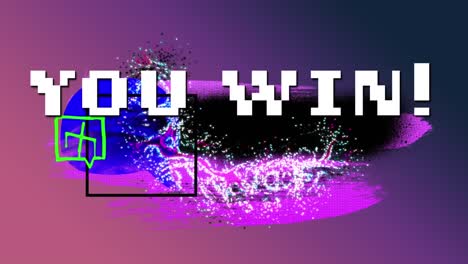 Animation-of-you-win-text-over-colorful-wave-and-graphics