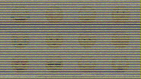 Digital-animation-of-tv-static-effect-over-multiple-face-emoji-against-grey-background