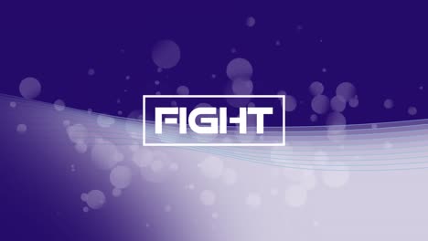 Animation-of-fight-text-over-rights-and-white-wave-on-blue-background