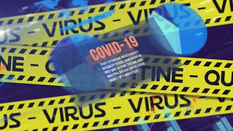 Covid-19-text-and-yellow-police-tapes-with-quarantine-and-virus-text-and-statistical-data-processing