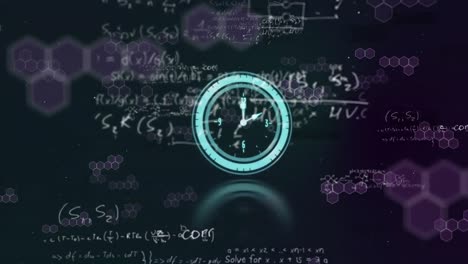 Animation-of-data-processing-over-clock