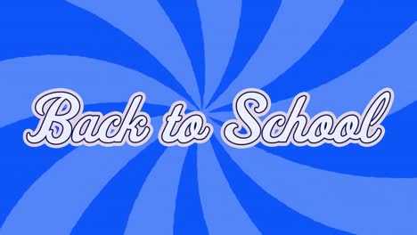 Animation-of-back-to-school-text-in-white-letters-on-blue-background