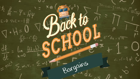 Animation-of-back-to-school-text-on-green-background