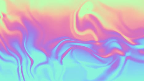 Animation-Wellenförmiger-Blauer-Und-Orangefarbener-Flüssigkeitswellen