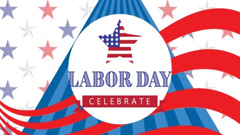 Animation-of-labor-day-celebrate-text-over-american-flag-stars-and-stripes