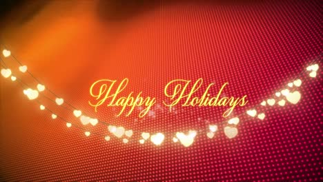 Animation-of-happy-holidays-text-over-red-background
