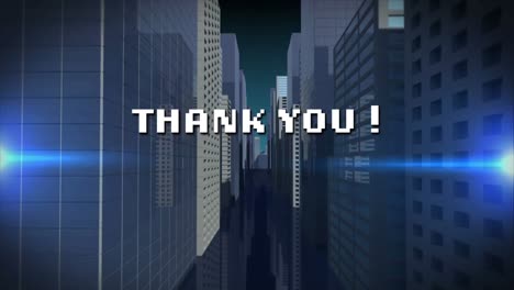 Animation-Eines-Dankestextes-über-Dem-Digitalen-Stadtbild