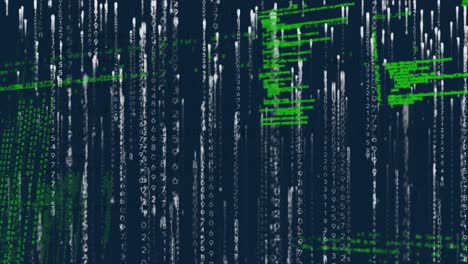 Animation-of-data-processing-over-navy-background