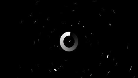 Animation-of-data-loading-ring-on-black-background