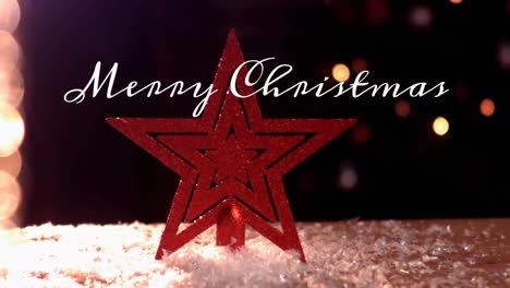 Animation-of-merry-christmas-text-over-red-star