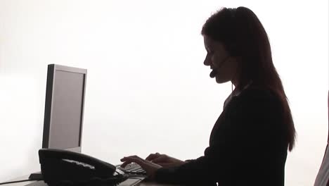 Woman-Typing-on-Computer