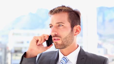 Empresario-Hablando-Por-Teléfono