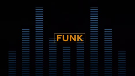 Animation-of-funk-text-over-moving-lines