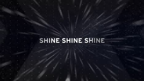 Animation-of-multiple-shine-text-over-dark-background