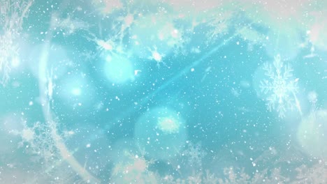 Animation-Von-Fallendem-Schnee-Auf-Blauem-Hintergrund