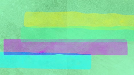 Animation-Von-Pastellfarbenen-Streifen-Auf-Surfgrünem-Hintergrund