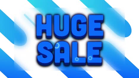 Animation-of-huge-sale-text-over-blue-trails-on-white-background