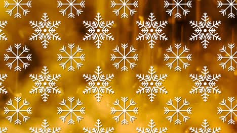 Animation-of-snow-falling-over-snowflakes