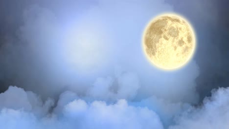 Animation-of-full-moon-over-cloudy-background