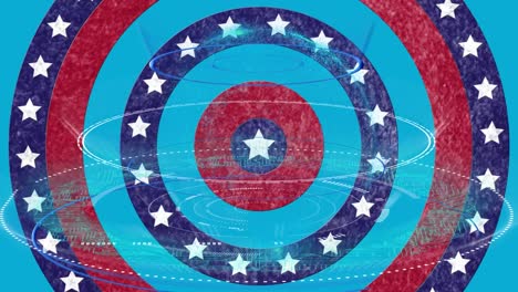 Animation-of-spinning-flag-of-america-pattern