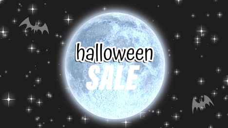 Animation-Des-Halloween-Verkaufstextes-über-Mond-Und-Nachthimmel