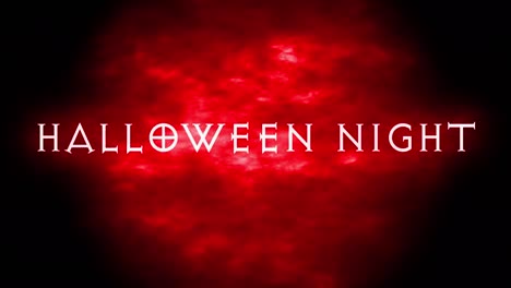 Animation-Von-Halloween-Text-über-Roten-Wolken-Auf-Schwarzem-Hintergrund