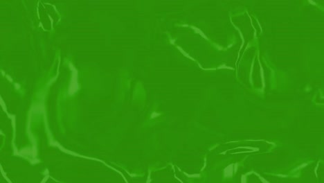 Animation-of-strange-shapes-on-green-background