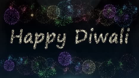 Animation-of-happy-diwali-text-over-fireworks-celebrations