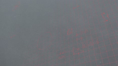 Animation-of-mathematical-equations-over-grey-background