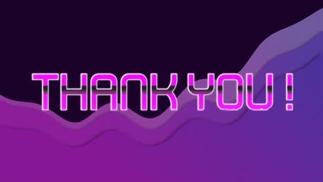 Animation-Eines-Dankestextes-über-Einer-Sich-Bewegenden-Violetten-Welle-Auf-Dunklem-Hintergrund
