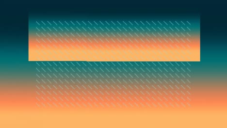 Animation-of-diagonal-lines-and-explosion-on-green-and-orange-background