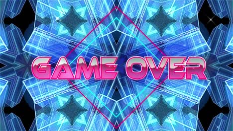 Animation-Von-Game-Over-Im-Digitalen-Kaleidoskopraum