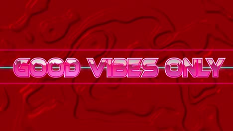 Animation-of-good-vibes-only-in-digital-red-abstract-space
