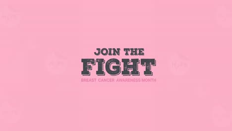 Animation-of-breast-cancer-awareness-text-on-pink-background