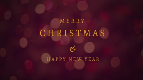 Animation-of-merry-christmas-and-happy-new-year-text-over-light-spots