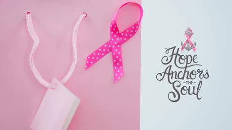 Animation-Eines-Brustkrebs-Aufklärungstextes-über-Rosafarbenem-Brustkrebsband