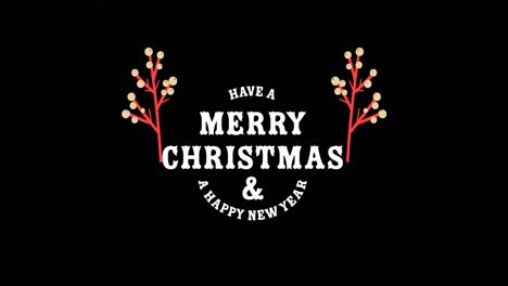 Animation-of-merry-christmas-text-on-black-background