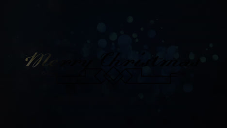 Animation-of-merry-christmas-text-in-gold-over-exploding-fireworks-in-night-sky