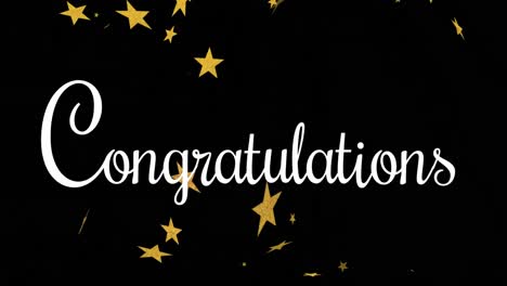 Animation-of-congratulations-text-and-stars-on-black-background