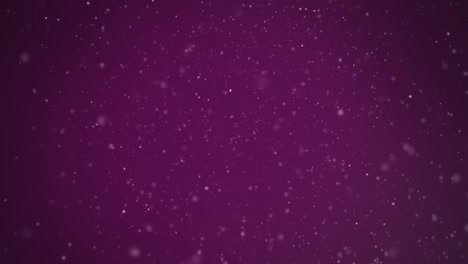 Animation-Von-Weißen-Flecken,-Die-Sich-Auf-Violettem-Hintergrund-Bewegen