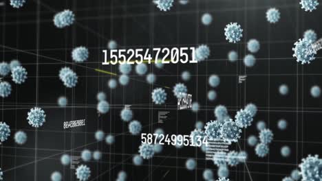 Animation-of-virus-cells-and-numbers-and-data-processing
