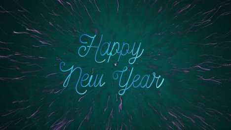 Animation-Des-Textes-„Frohes-Neues-Jahr“-über-Blauen-Linien