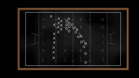 Animation-of-football-game-plan-on-blackboard