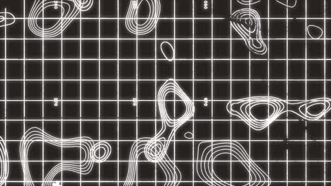 Animation-Bewegter-Weißer-Linien-Auf-Schwarzem-Hintergrund