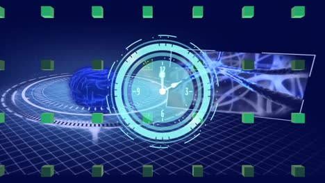 Animation-of-clock-over-science-data-processing