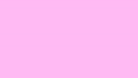 Animation-of-make-up-brush-on-pink-background