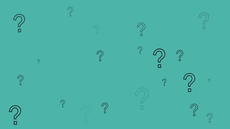 Animation-of-question-marks-on-green-background
