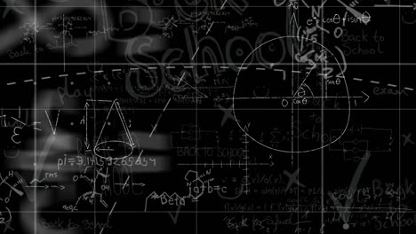 Animation-of-moving-mathematical-formulas-over-blackboard