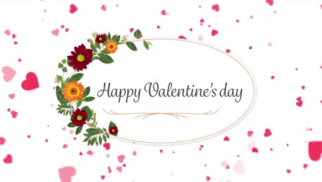 Animation-of-happy-valentines-day-text-over-flowers-and-hearts